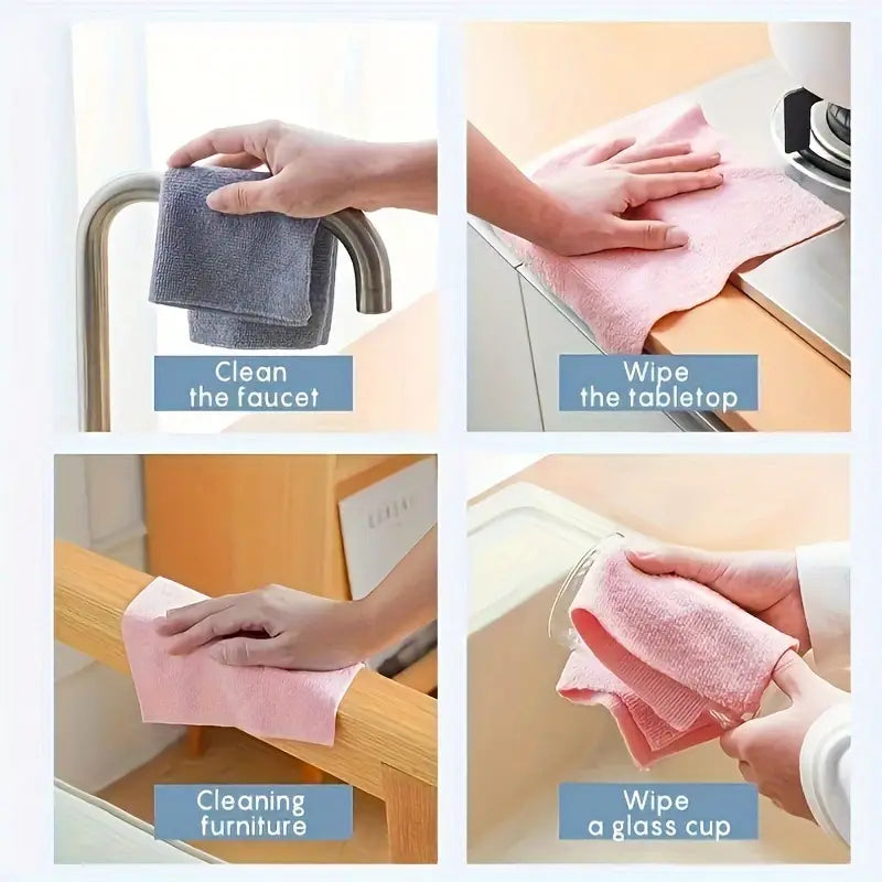 Microfiber Cleaning Cloth (25 Sheets)