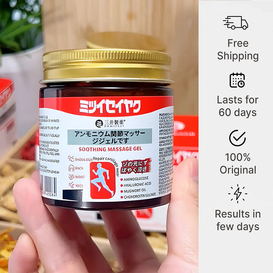 Japanese Massage Gel For Joint & Muscle Pain Relief - Buy 1 Get 1 Free (Pack of 2)